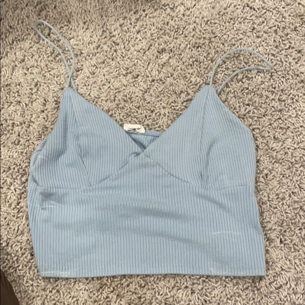 garage cropped tank